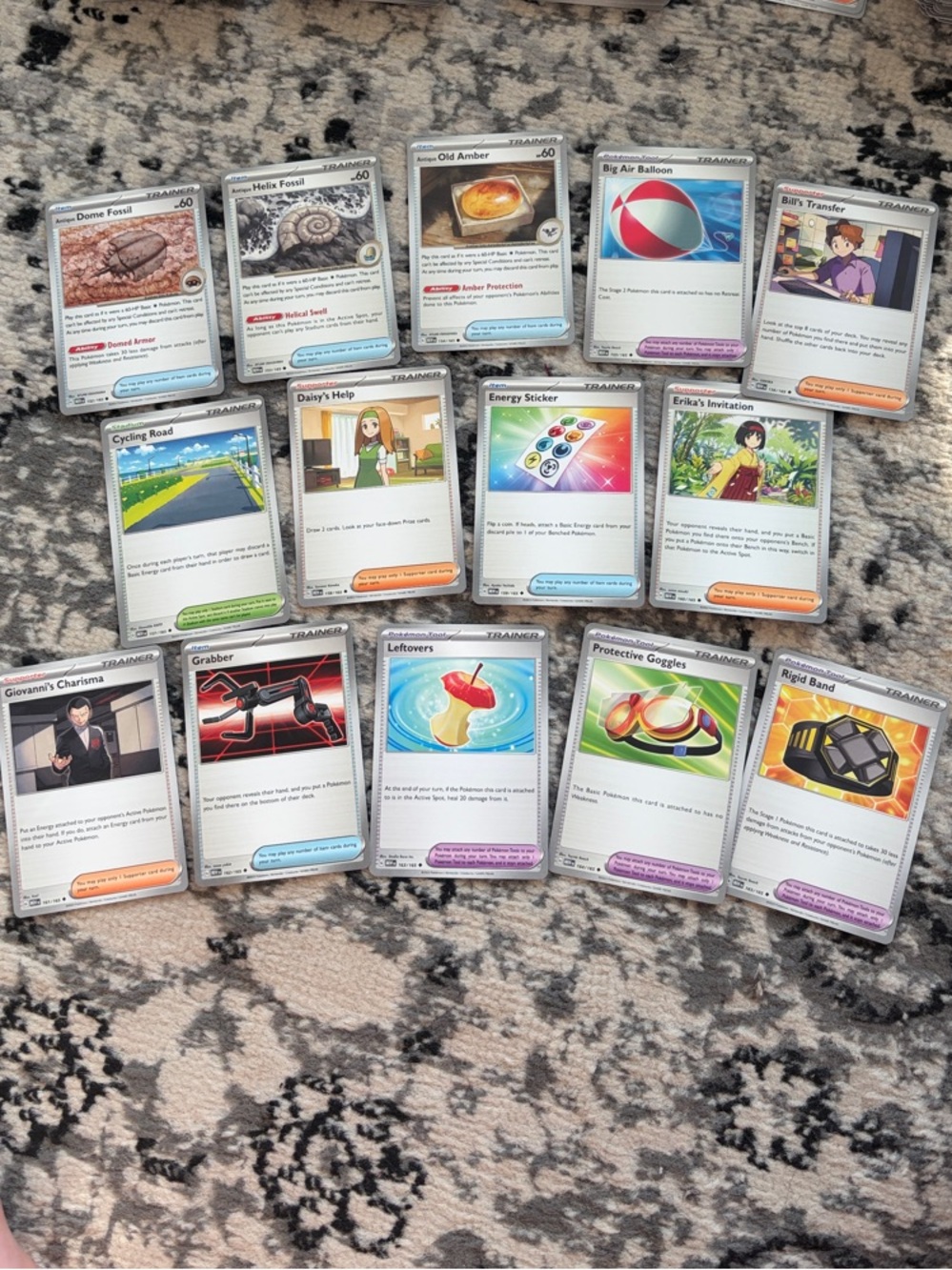 Complete Pokémon 151 Trainer Card Set | All 14 Unique Trainers & Items